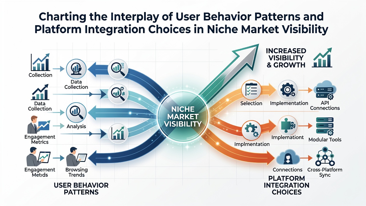 Charting the Interplay of User Behavior Patterns and Platform Integration Choices in Niche Market Visibility